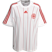Adidas Denmark Away Shirt 2008/09.
