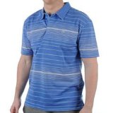 Dunlop Stripe Polo Azure Blue Large