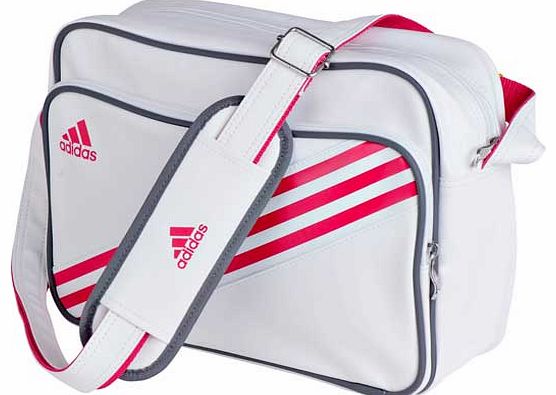 Adidas Enamel Stripe Messenger - White