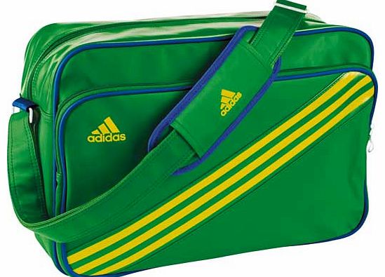 Adidas Enamel Stripe Messenger Bag - Green