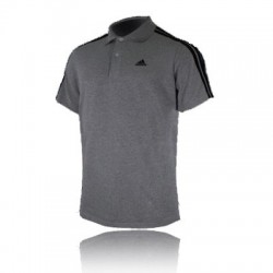 Adidas Essential 3 Stripe Polo T-Shirt ADI4794