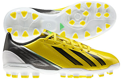 Adidas F10 TRX AG Football Boots Vivid Yellow/Green