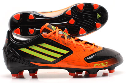 Adidas F10 TRX FG Football Boots Black/Orange/Electricity