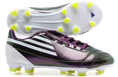 Adidas F10 TRX FG Football Boots Youths Chameleon Purple