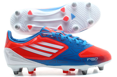 Adidas F10 TRX SG Kids Football Boots Infra Red/Running