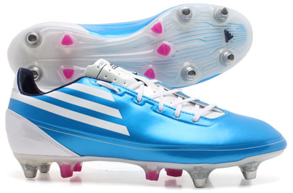 Adidas F30 SG Football Boots Cyan/White
