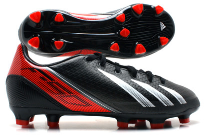 Adidas F30 TRX FG Kids Football Boots Black/Running