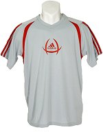 Adidas FB Signature Climalite T/Shirt Haze Size Medium Boys (140 cms tall)
