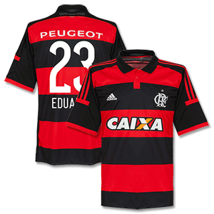 Flamengo Home Eduardo 23 Shirt 2014 2015 (Fan