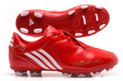 Adidas Football Boots Adidas F10i TRX FG Football Boots Scarlet Red Youths