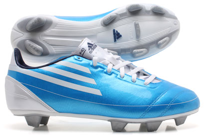 Adidas Football Boots  F10 TRX SG Football Boots Cyan/White Youth