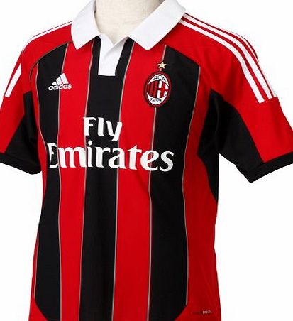 adidas Football Shirt AC Milan Red red / black Size:M