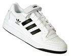 Forum LO RS White/Black Leather Trainers