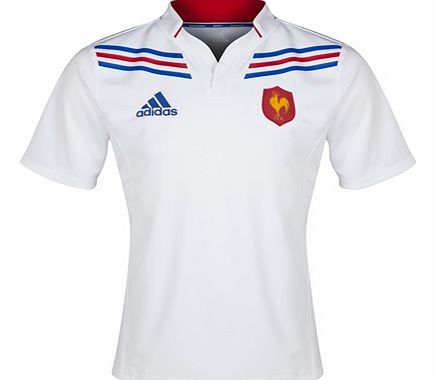 France Away Rugby Shirt 2012/14 - White/True