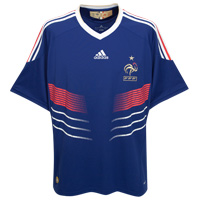Adidas France Home Shirt 2009/10 with Zidane 10