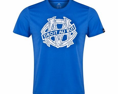 Adidas France Olympique de Marseille Core Graphic T-Shirt Lt