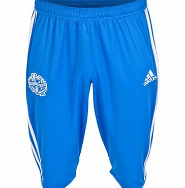 Adidas France Olympique de Marseille Training 3/4 Pant Lt Blue