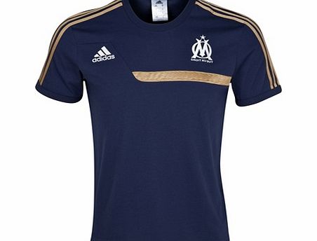 Adidas France Olympique de Marseille Training T-Shirt - Mens