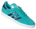 Gazelle 2 Clear Blue/Navy Suede Trainers