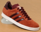 Adidas Gazelle 2 Tan/Maroon Suede Trainers