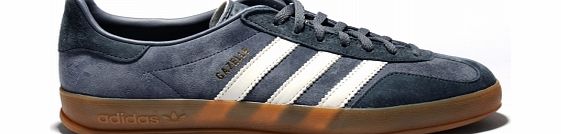 Adidas Gazelle Indoor Grey/White Suede Trainers