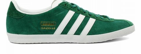 Gazelle OG Green/White Suede Trainers