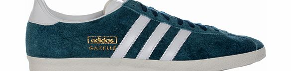 Adidas Gazelle OG Petrol/White Suede Trainers