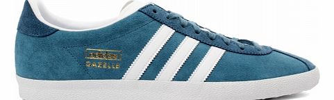 Adidas Gazelle OG Teal/White Suede Trainers