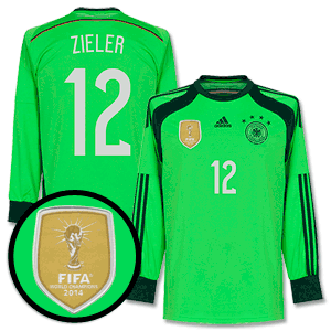 Adidas Germany 4 Star GK Zieler Shirt 2014 2015