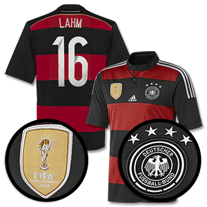 Adidas Germany Away 4 Star Lahm Shirt 2014 2015