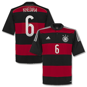 Adidas Germany Away Khedira Shirt 2014 2015