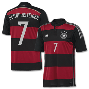 Adidas Germany Boys Away Schweinsteiger Shirt 2014 2015