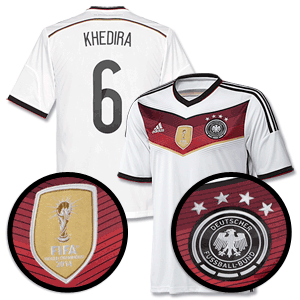 Adidas Germany Home 4 Khedira Star Shirt 2014 2015