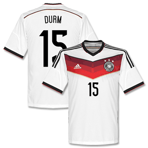 Adidas Germany Home Durm Shirt 2014 2015