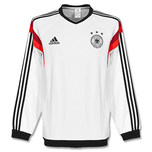 Adidas Germany Sweat Top - White/Black 2014 2015