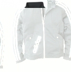 adidas Girls 3 Stripe Track Top Black/White