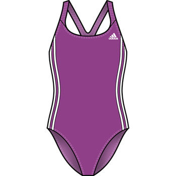 Girls Infinitex 3 Stripe Authentic Swimsuit