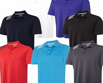 Adidas Golf Adidas Mens ClimaCool Pique Solid Polo Shirt