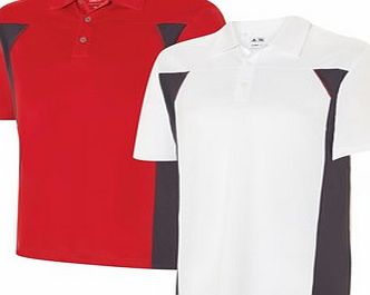 Adidas Golf Adidas Mens ClimaCool Textured Colour Block Polo