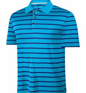 Adidas Mens ClimaCool Textured Stripe Polo Shirt