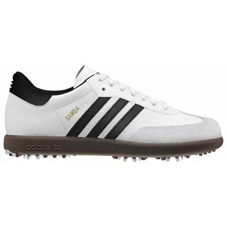 Adidas Mens Samba Golf Shoes (White/Black/Gum)