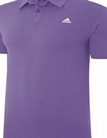Adidas Golf Adidas Mens Tonal Stripe Polo Shirt (Logo on