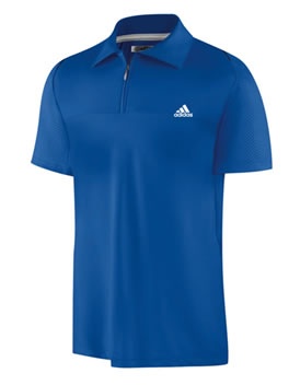 adidas Golf Climacool ForMotion Quarter Zip Polo Azure/Navy