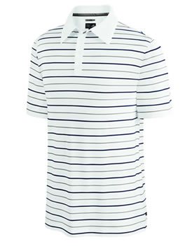 adidas Golf Climacool Jacquard Mesh Polo White/Navy/Dust