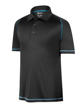 adidas Golf Climacool Piped Polo Black/Diaz