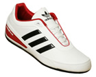 Goodyear Racer White/Black/Red Trainers