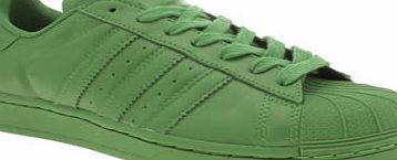 Adidas Green Superstar Green Supercolor Trainers
