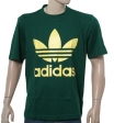 Adidas Green/Yellow Trefoil T-Shirt