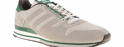 Adidas Grey Zx 500 Weave Trainers