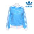 Adidas Heritage Chevron Track Top - Light Aqua/Wht